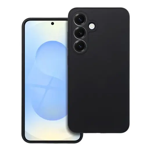 Silicone 2mm telefono dėklas Samsung Galaxy A27 5G (A276) juodas