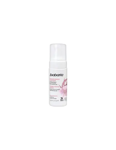 BABARIA FACIAL MOUSE CREMOSO LIMPIADOR ROSA MOSQUETA 150ML