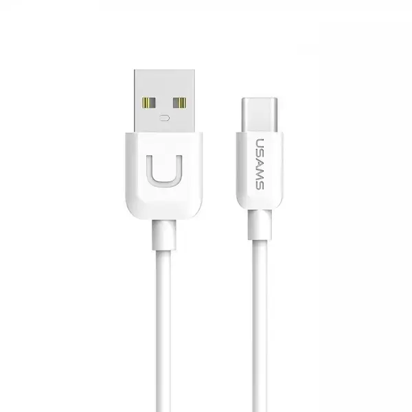 USAMS U-Turn US-SJ099 data transfer and charging cable | USB-A to USB-C | 10W | 1m | white