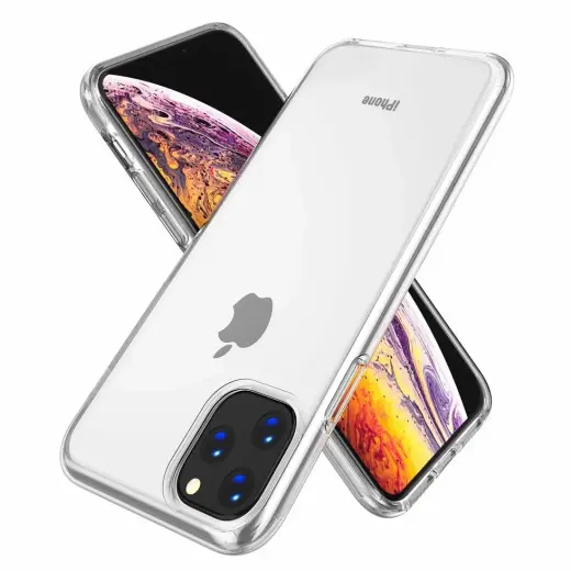Fusion Ultra Back Case 1 mm Izturīgs Silikona Aizsargapvalks Priekš Apple iPhone 11 Caurspīdīgs