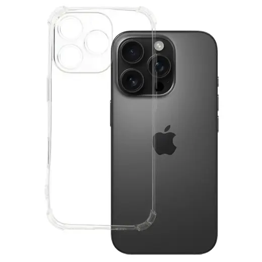 Ultra Clear 1mm telefoni ümbris iPhone 16 Pro läbipaistev