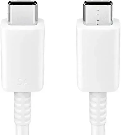 Samsung EP-DA905BWE datu pārraides un uzlādes vads | USB-C uz USB-C | 1m | balts (OEM)