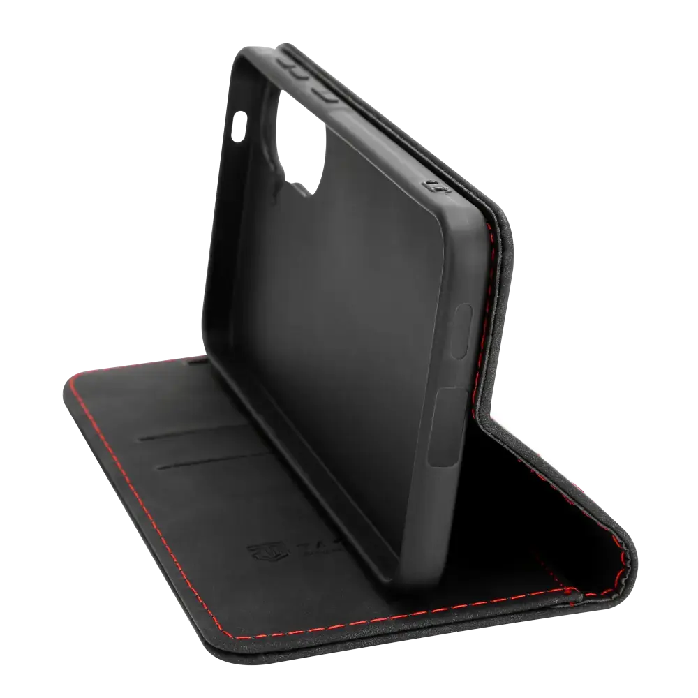 Tactical Xproof knyginio tipo telefono dėklas Samsung Galaxy A57 (A576) juodas