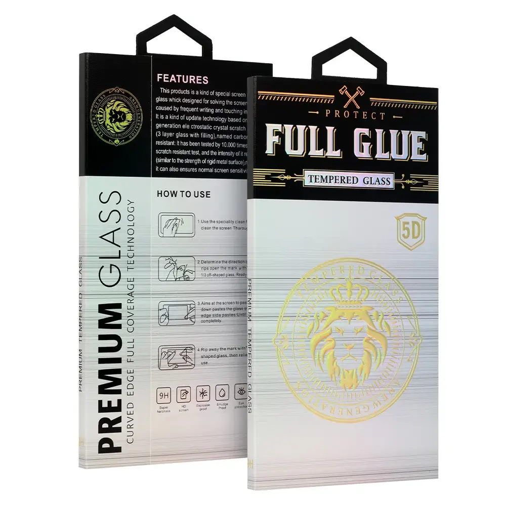 Tempered Glass HARD Full Glue 5D for XIAOMI REDMI NOTE 15/NOTE 15 PRO PLUS BLACK