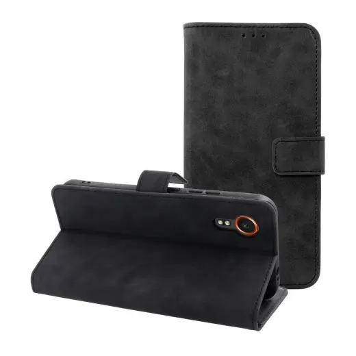 TENDER knyginio tipo telefono dėklas Samsung Galaxy Xcover 7 (G556) juodas