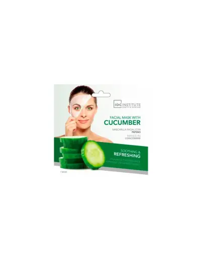 IDC MASCARILLA CON PEPINO RELAJANTE Y REFRESCANTE