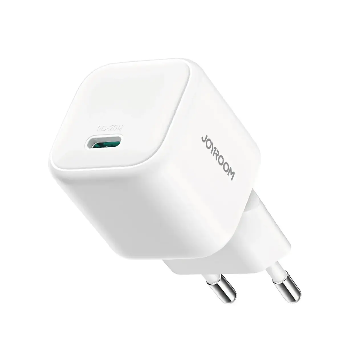 Joyroom JR-TCG08 travel charger | 20W | PD, QC, GaN | USB-C | white