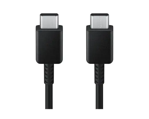 Samsung EP-DX310JBE datu pārraides un uzlādes vads | USB-C uz USB-C | 15W | 1.8m | melns
