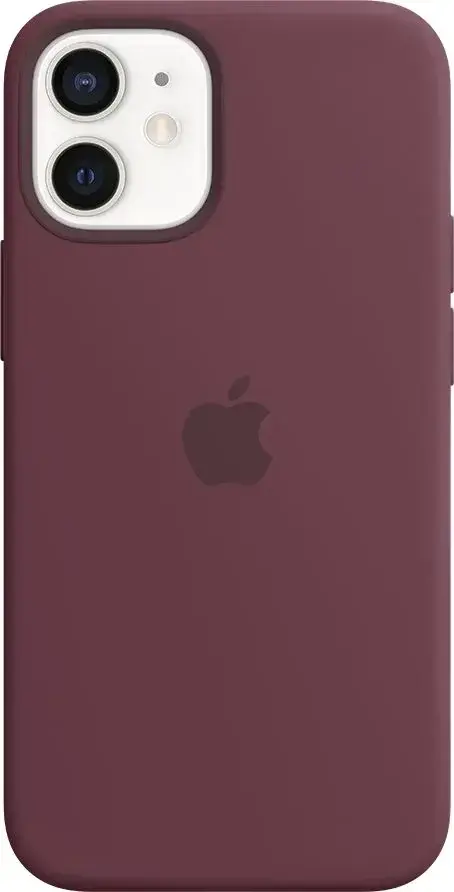 Apple MHKQ3ZE/A Silicone telefono dėklas su MagSafe palaikymu iPhone 12 Mini violetinis