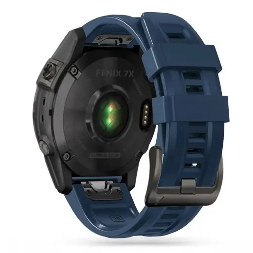 Tech-Protect IconBand viedpulksteņa siksniņa priekš Garmin Fenix 3/5X/3HR/5X Plus/6X/6X Pro/7X | plastmasa | tumši zila