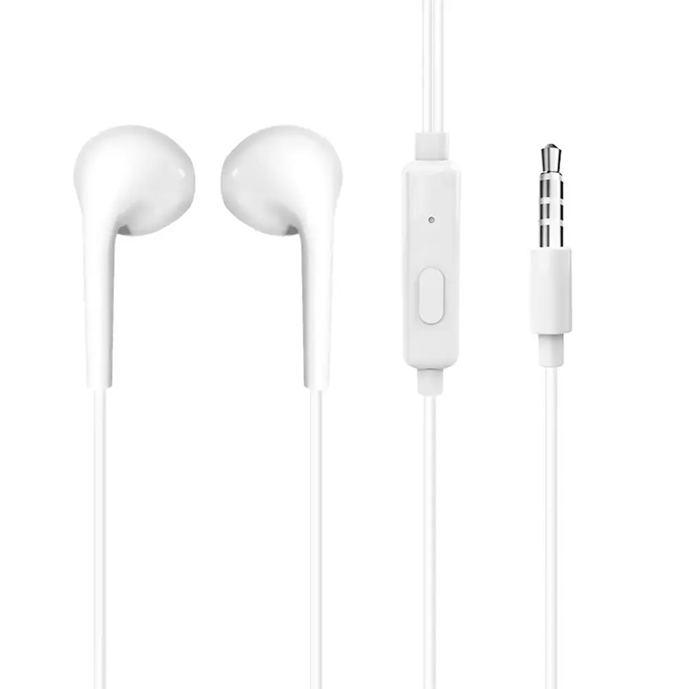 Dudao X10S wired in-ear headphones 3.5mm mini jack 1.15m - white
