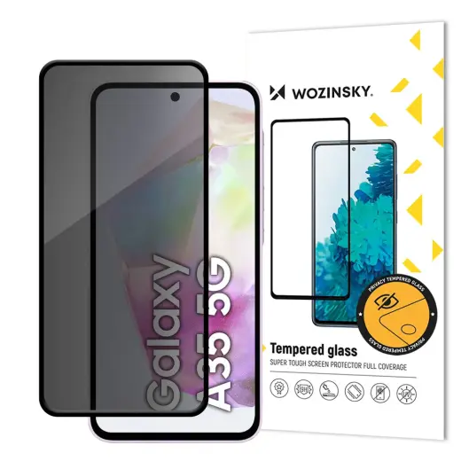 Wozinsky Privacy Glass aizsargstikls telefona ekrānam Samsung Galaxy A35 5G (A356) (privātuma efekts)