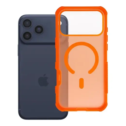 Forcell F-Protect BumperX Premium maciņš ar MagSafe atbalstu telefonam iPhone 18 Pro Max | iPhone 17 Pro Max oranžs