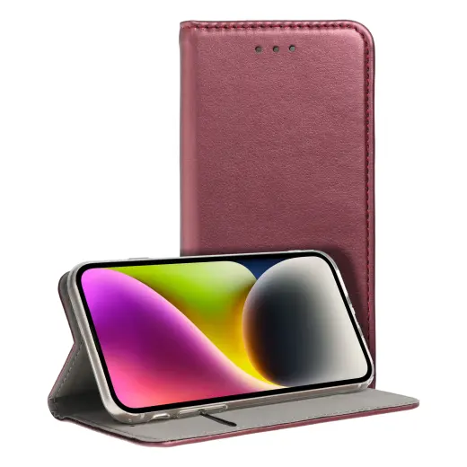 Flip case for Xiaomi Redmi NOTE 15 PRO 5G Smart Magneto burgundy