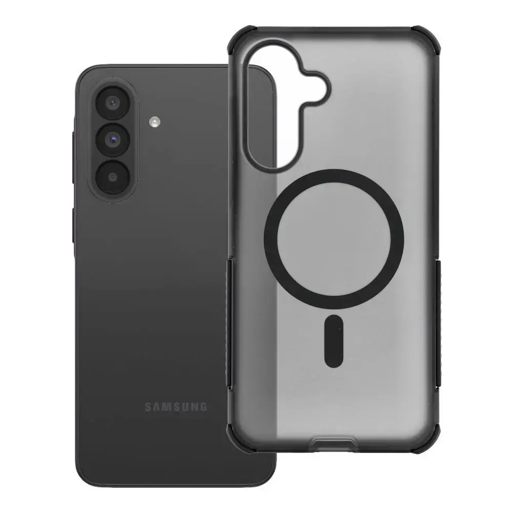 Forcell F-Protect BumperX Premium telefono dėklas su MagSafe palaikymu Samsung Galaxy A37 (A376) juodas