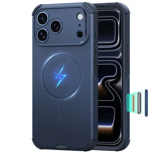 ESR CYBER TOUGH чехол с поддержкой MagSafe для телефона iPhone 17 Pro Max | iPhone 18 Pro Max синий