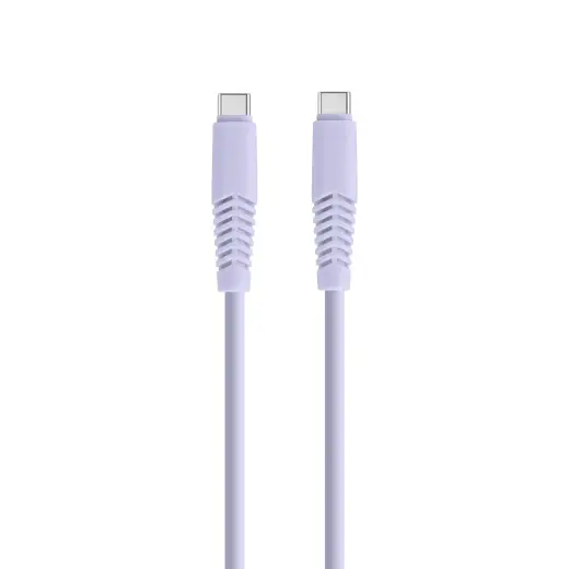 Setty KSC-C-1.5209 data transfer and charging cable | USB-C to USB-C | 20W | 1.5m | purple