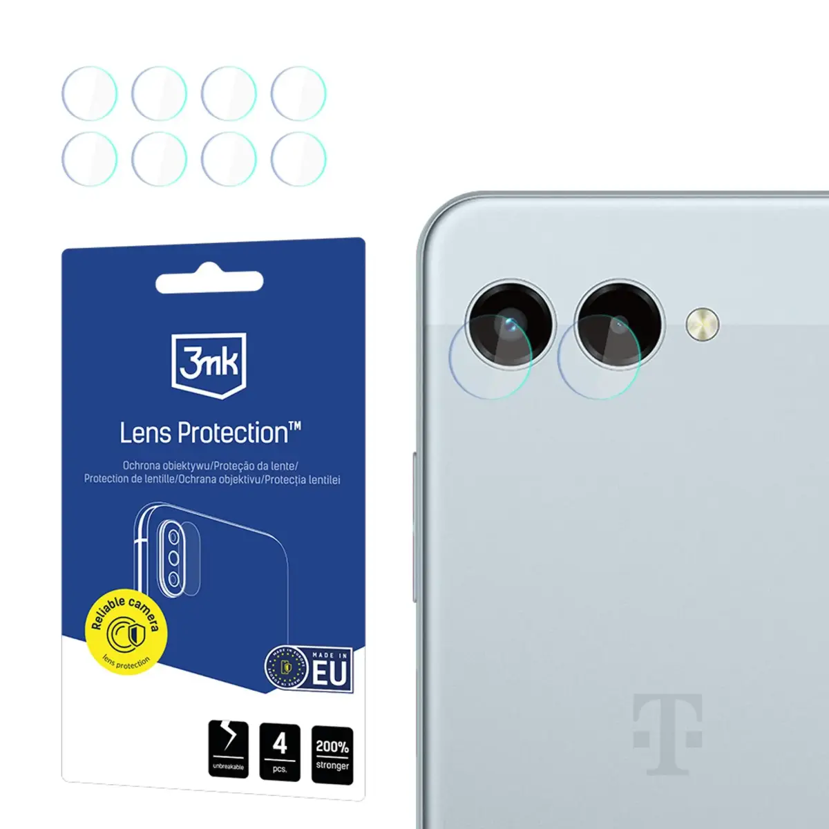 T-Mobile T Phone 3/ Revvl 8 - 3mk Lens Protection