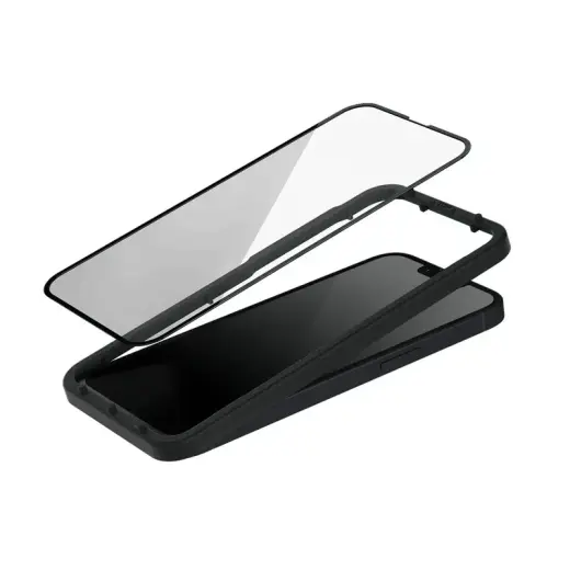 Fusion EDGE 5D grūdintas stiklas telefonui iPhone 12 | iPhone 12 Pro su montavimo rėmeliu