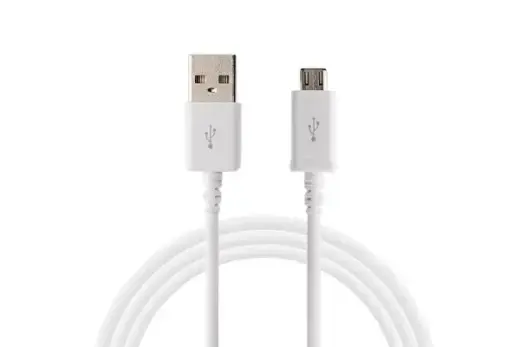 Samsung datu pārraides un uzlādes vads | USB-A uz Micro USB | 1m | balts (OEM)