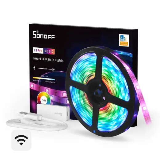 Išmanioji LED RGBIC LED juosta Sonoff L3-5M-P