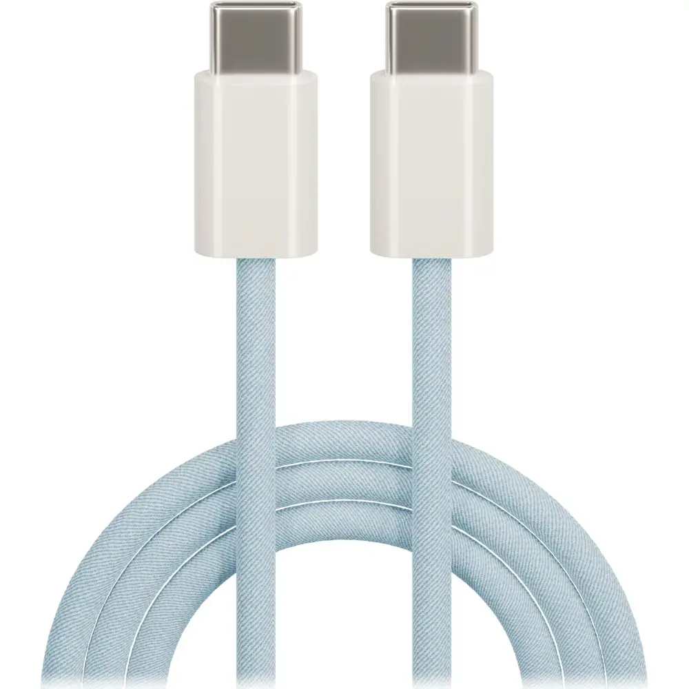 Maxlife MXUC-06 datu pārraides un uzlādes vads | USB-C uz USB-C | 20W | 1m | zils