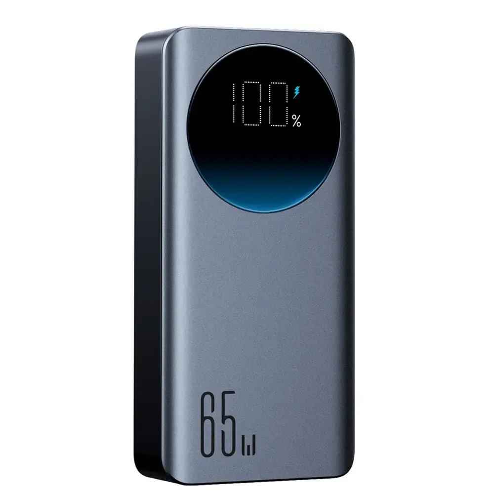 Joyroom JR-PBF05 Pro ārējais akumulators (powerbank) | 30 000 mAh | 65W | USB-C, USB-A | LED ekrāns | melns