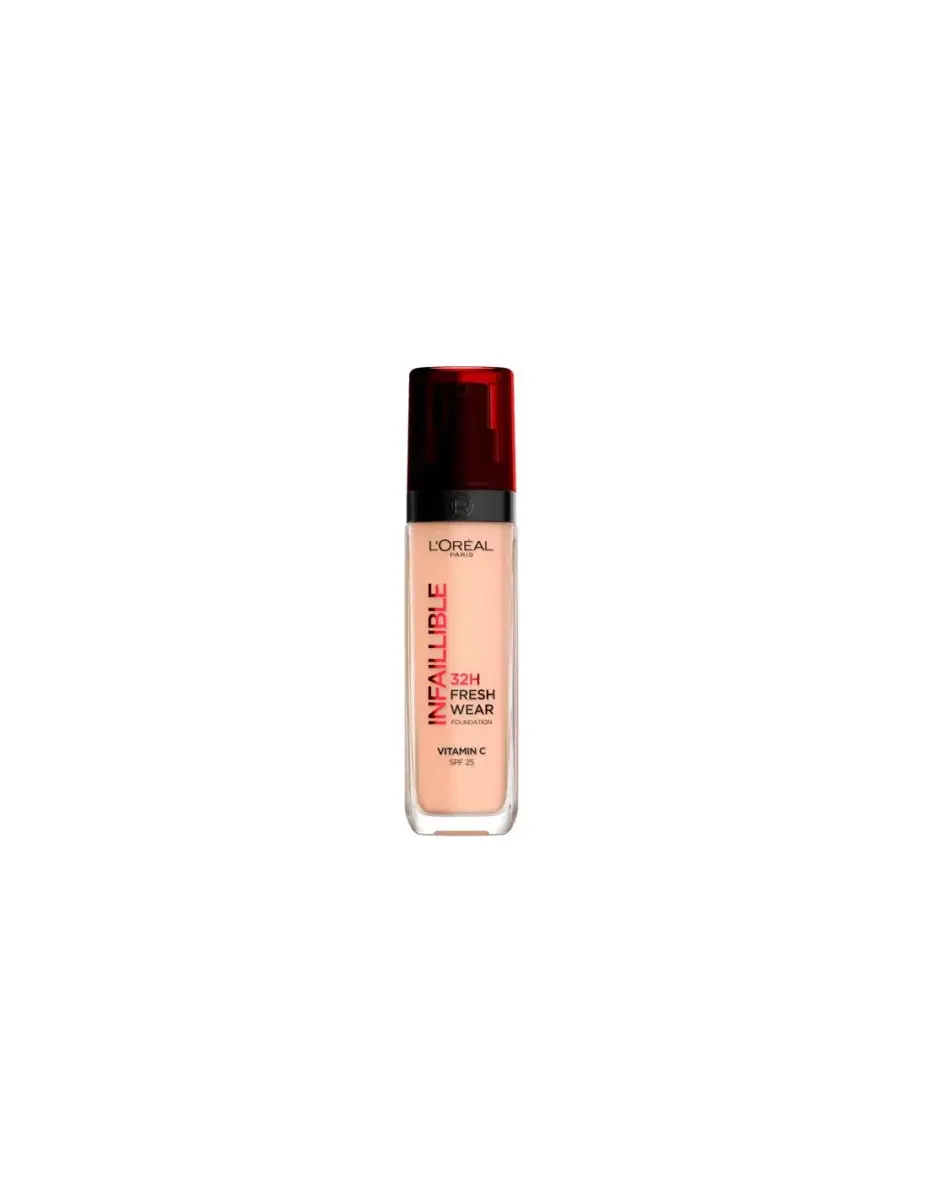 L'OREAL INFALLIBLE  32H FRESH WEAR FOUNDATION SPF 25 145 BEIGE ROSE 30 ML