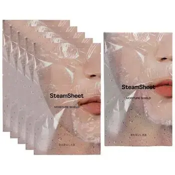 Barulab SteamSheet™ Moisture Shield ( 5 x 22 g ) - Plátýnková maska s hydratačním účinkem