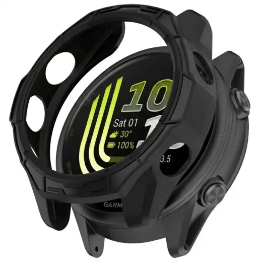Tech-Protect Defense Air viedpulksteņa maciņš (apvalks) priekš Garmin Forerunner 70/170 | melns