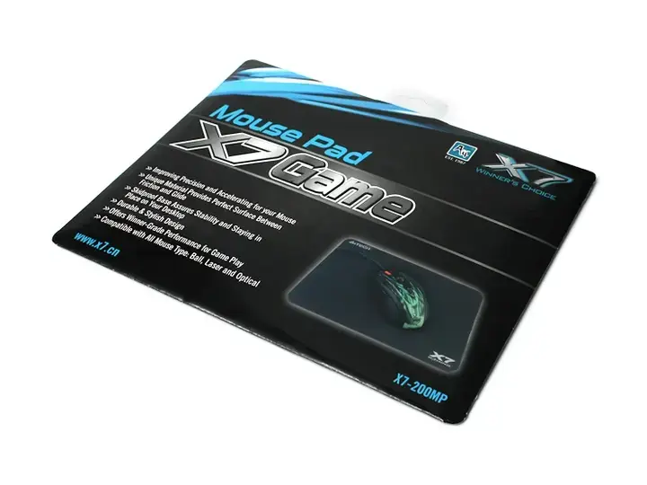 A4tech X7-200MP mouse pad (250 x 200 x 3) black