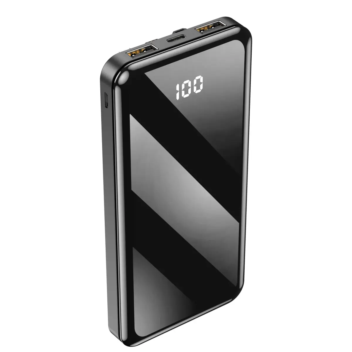 Forever TB-411 ALLin1 ārējais akumulators (powerbank) | 10 000 mAh | USB-C, Lightning, Micro USB, USB-A | melns