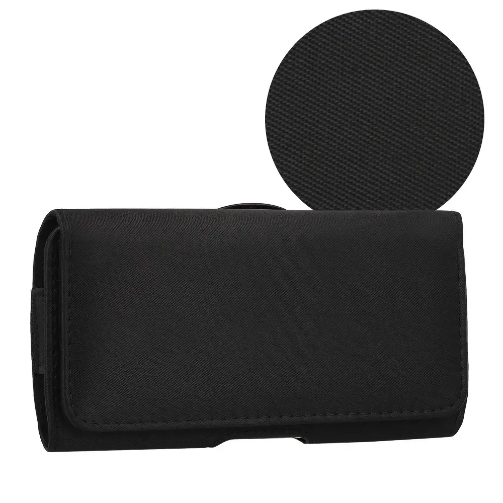 HIT Belt Holster (SIZE XL) for Iphone 17 Pro Max/16 Pro Max/Samsung A55 5G/A53/S25/S24 design 1 black (167x83 mm)