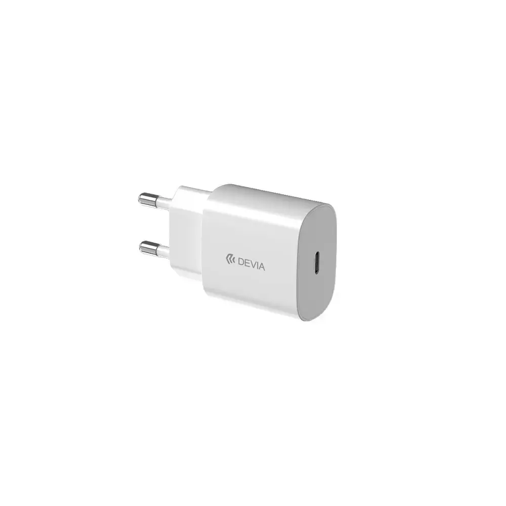 Devia Smart kelioninis įkroviklis | 25W | PD | USB-C | baltas