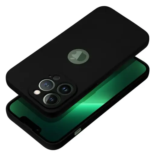 Soft maciņš telefonam iPhone 17 Pro Max | iPhone 18 Pro Max melns