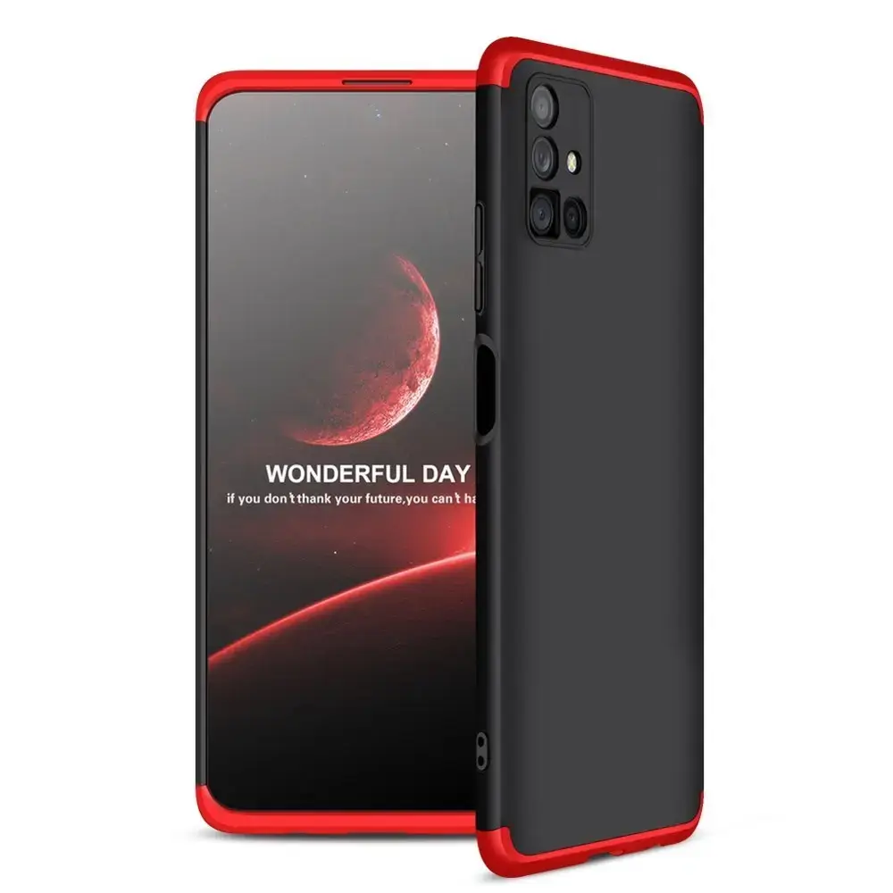 GKK 360 Protection telefoni ümbris Samsung Galaxy M51 (M515) must punane