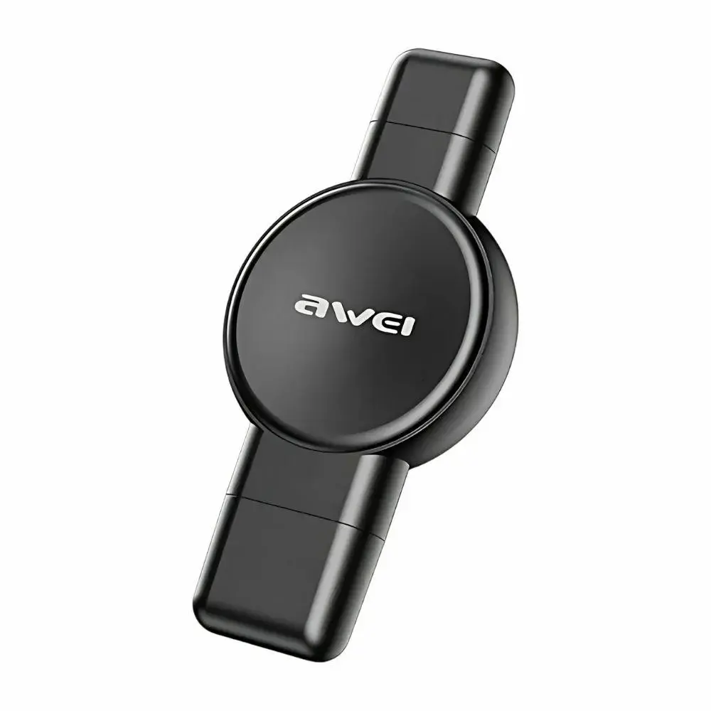 AWEI magnētiskais lādētājs priekš Apple Watch, Samsung Watch | melns