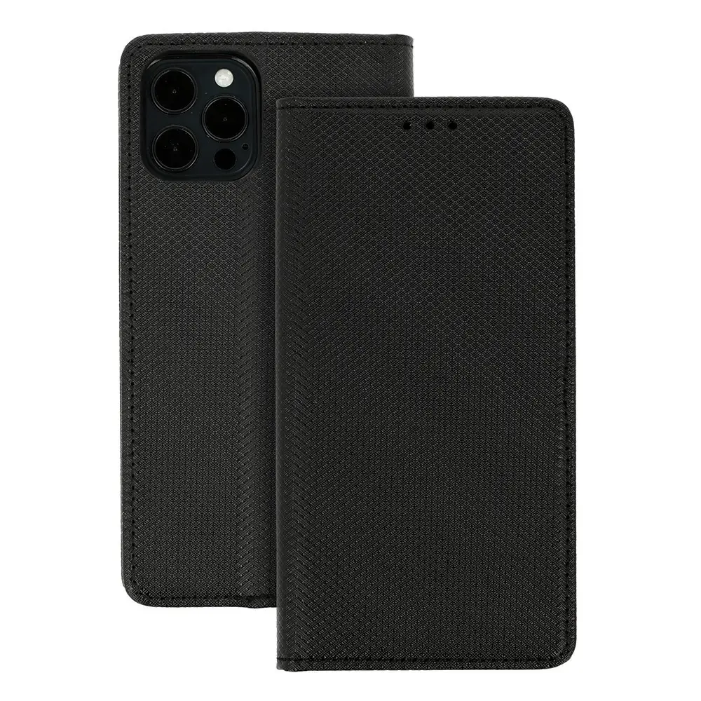Smart Book MAGNET grāmatveida maciņš telefonam iPhone 18 Pro melns