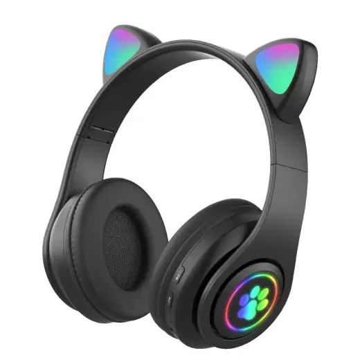 Goodbuy Paws bezvadu austiņas bērniem | bluetooth 5.0 | melnas