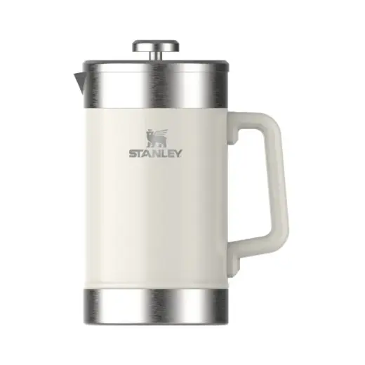 Stay-Hot French Press 1,4L kohvitermos läikivas kreemjas värvitoonis
