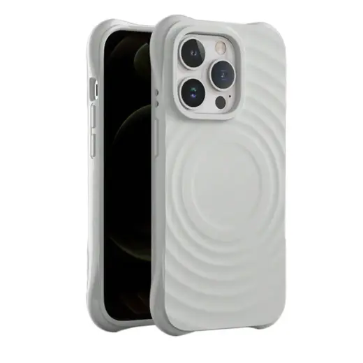 Circle Mag telefono dėklas su MagSafe palaikymu iPhone 12 | iPhone 12 Pro pilkas