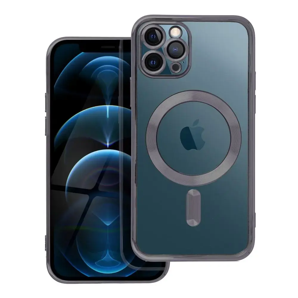 Electro Mag telefono dėklas su MagSafe palaikymu iPhone 11 Pro juodas