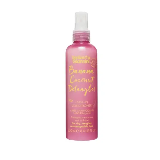 Umberto Giannini, Banana Coconut Detangler, Vegan & Cruelty-Free & Paraben-Free, Hair Leave-In Conditioner, Detangling & Moisturising, 250 ml