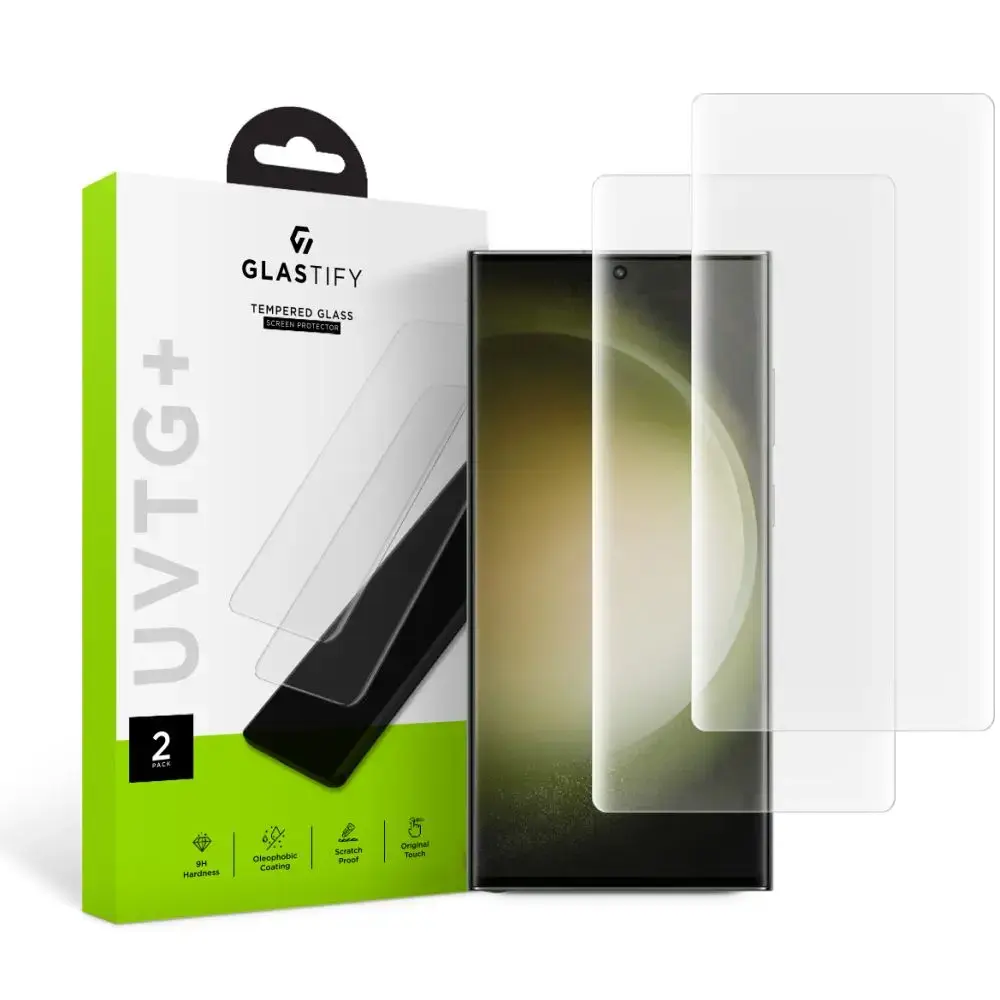GLASTIFY ULTRA CLEAR защитное стекло для телефона Galaxy S23 Ultra 2 шт.