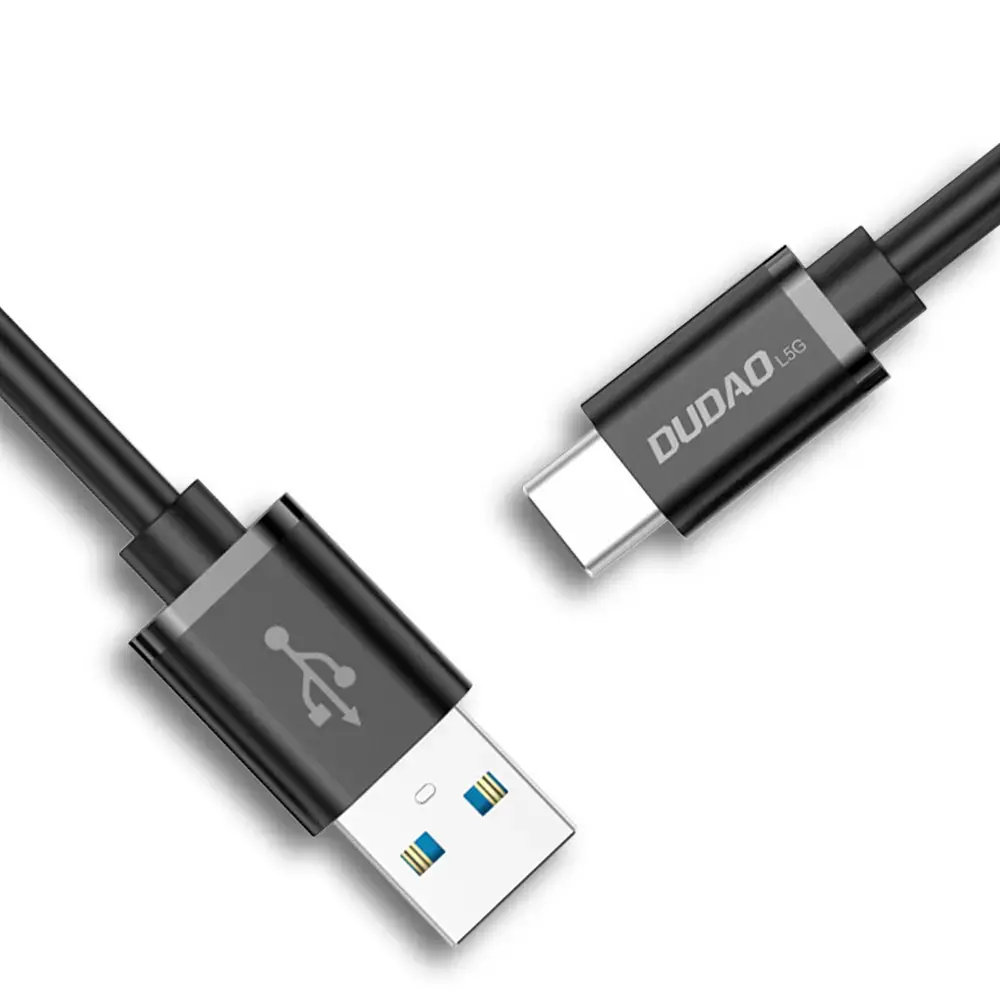 Dudao L5G data transfer and charging cable | USB-A to USB-C | 1m | black