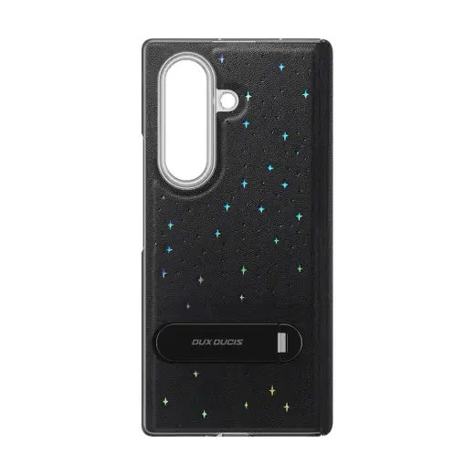Dux Ducis Stex maciņš ar statīvu telefonam Samsung Galaxy Z Fold 7 (F966) melns