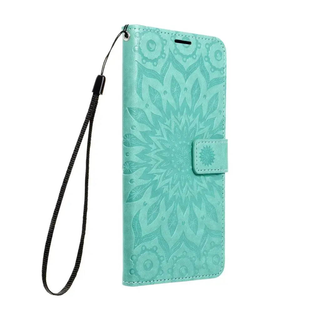 MEZZO mandala grāmatveida maciņš telefonam Samsung Galaxy A16 5G (A166) zaļš
