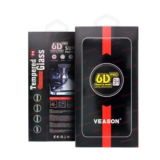 Veason 6D Pro aizsargstikls telefona ekrānam iPhone 17 Pro