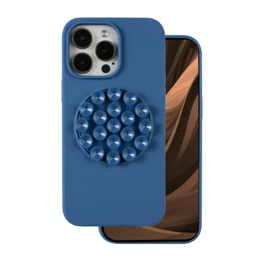 Silicone Stick telefono dėklas iPhone 16 Pro mėlynas