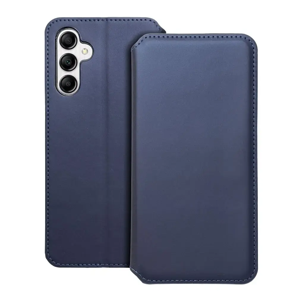 Fusion Dual Pocket book type phone case for Samsung Galaxy A14 4G (A145) | A14 5G (A146) blue
